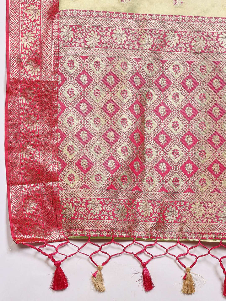 Woven Design Tissue Saree