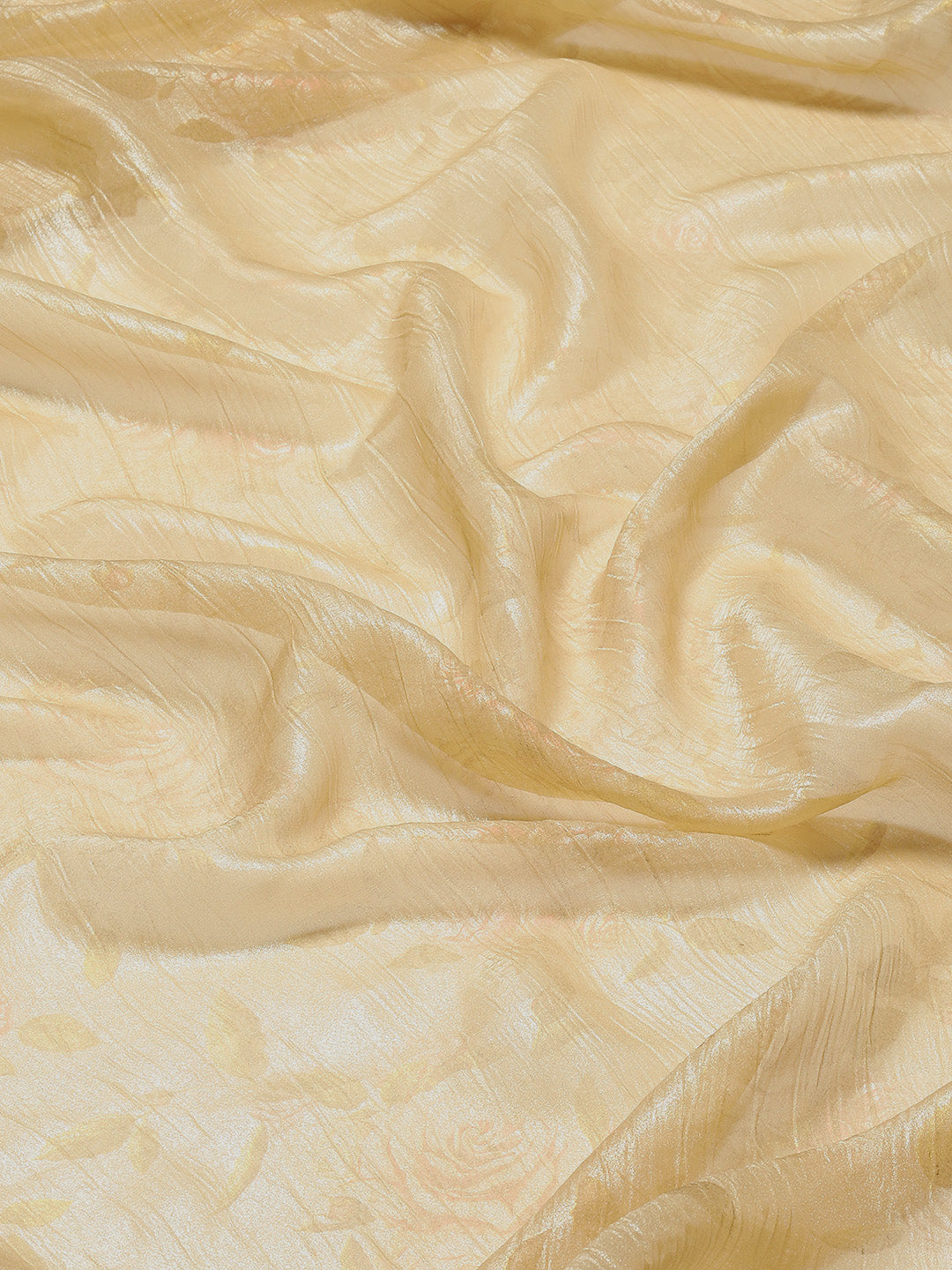Swarovski Border Art-Chiffon Printed Saree