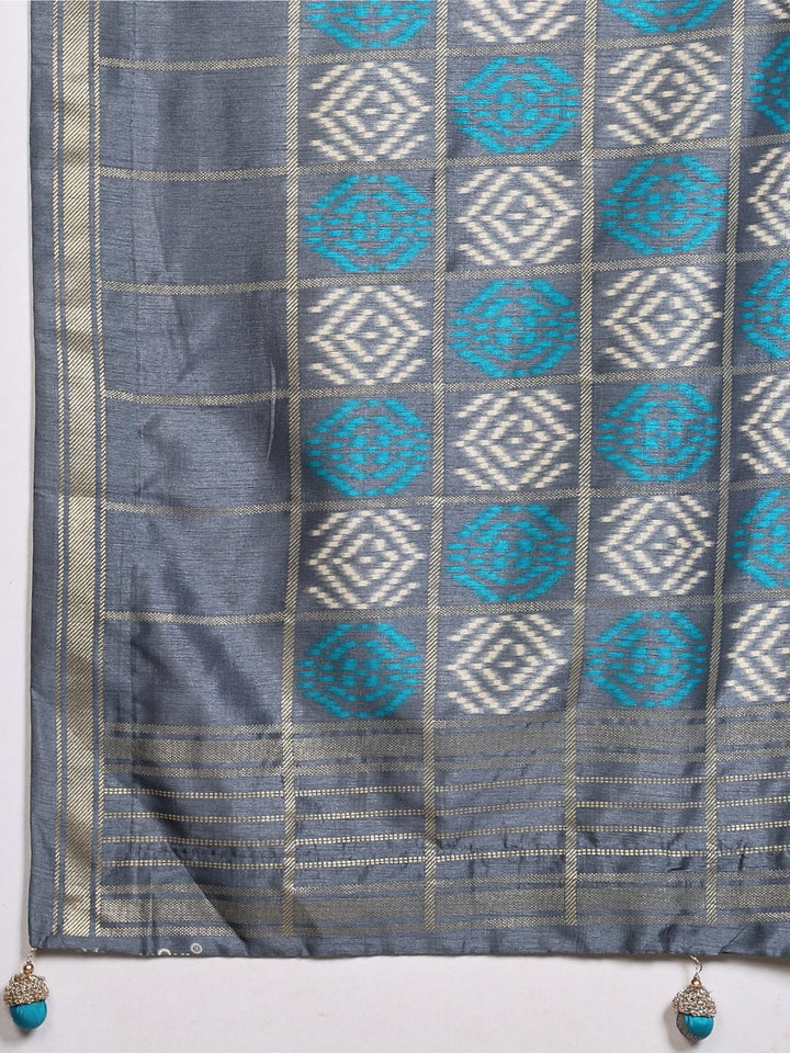 Digital Printed Art Silk Saree