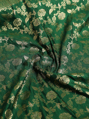 Zari Border Booti Art Silk Woven Saree