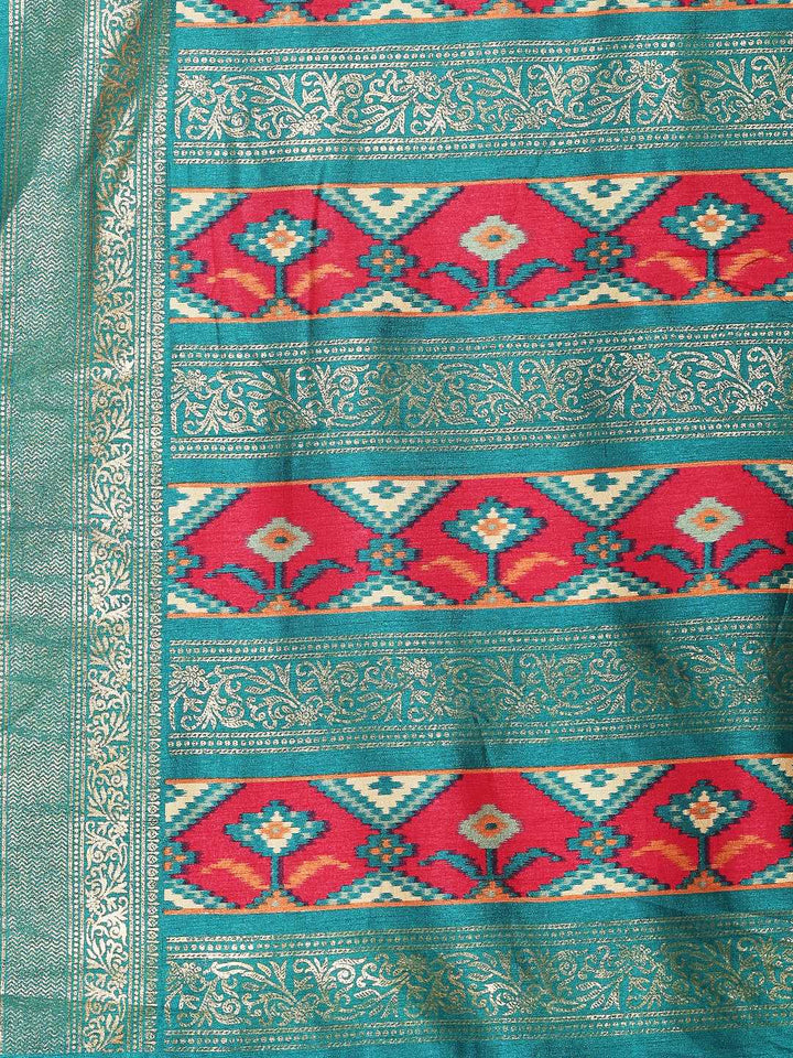 Digital Print Art Silk Saree