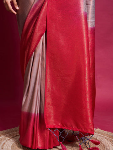 Zari Jaal Woven Handloom Saree