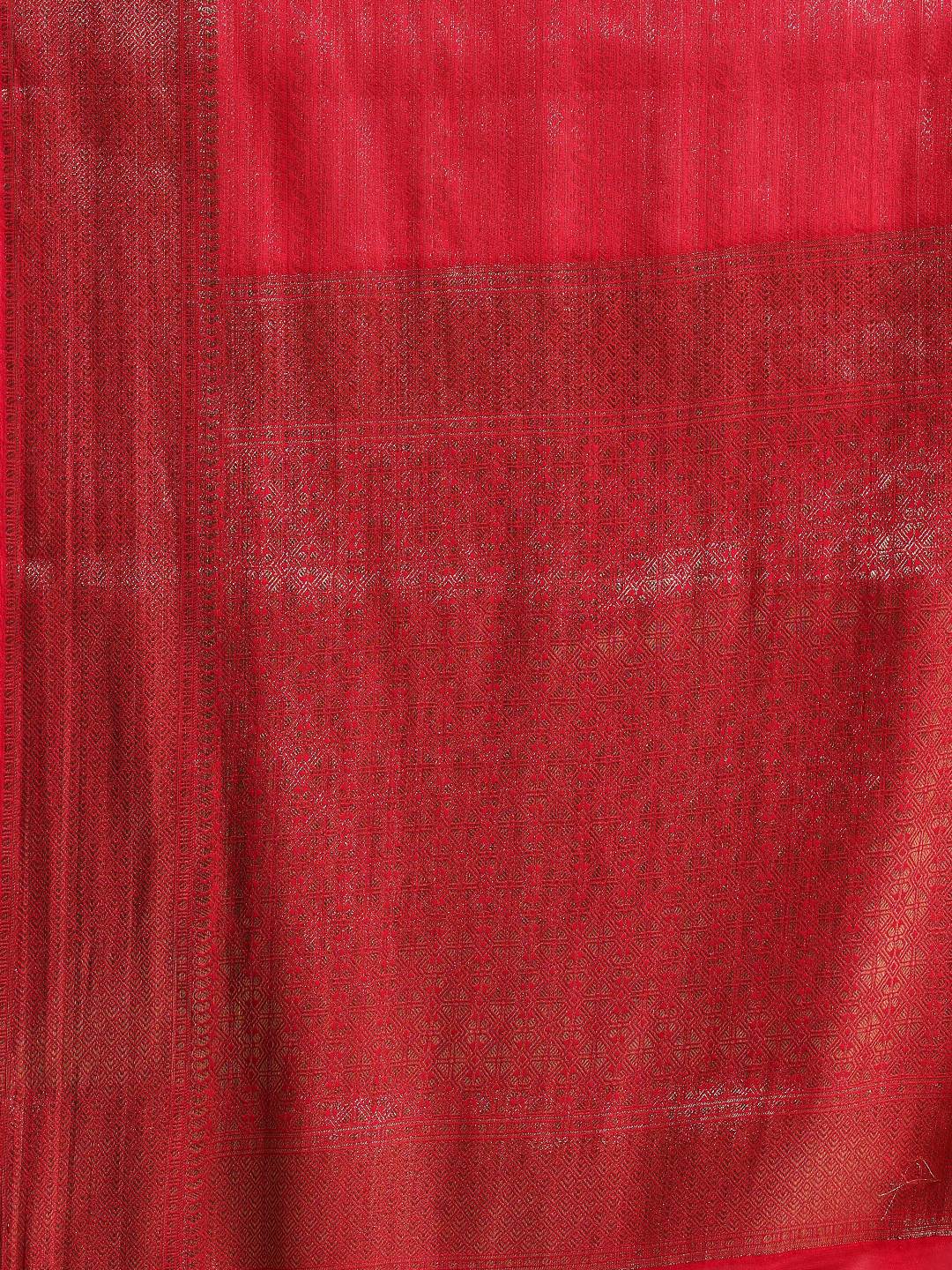 Plain Crepe Saree