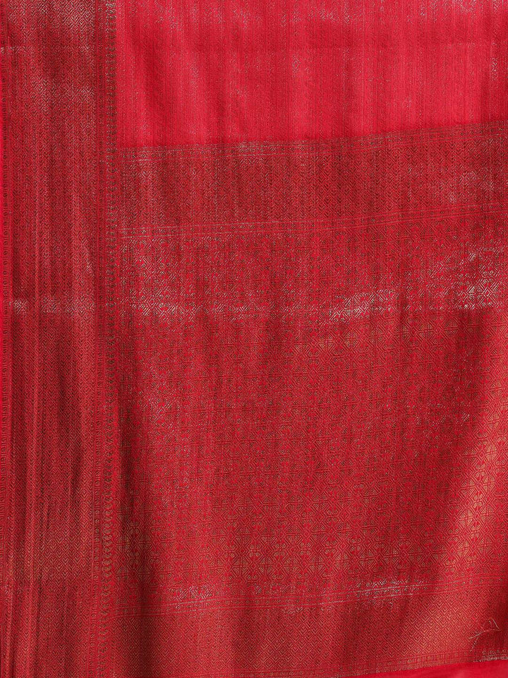 Plain Crepe Saree