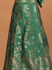 Banarasi Unstitched Choli With Lehenga & Dupatta