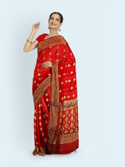 Zari Booti Woven Art Silk Saree