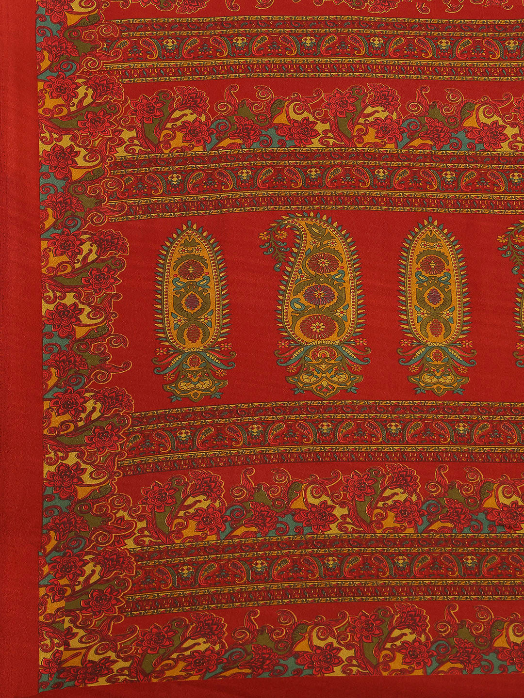 Digital Printed Crepe Saree