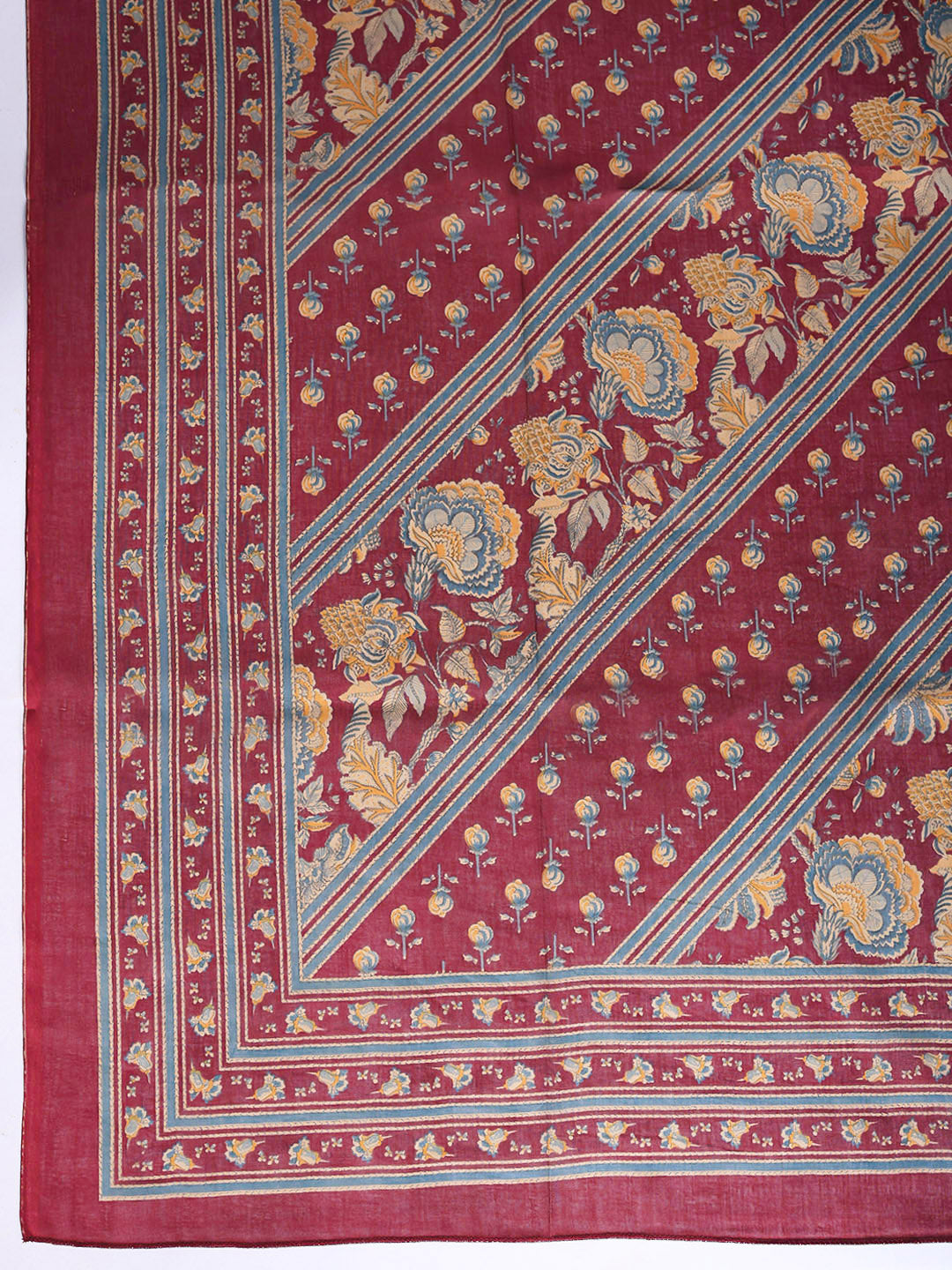 Printed Cotton Blend Kurta With Pant &amp; Dupatta