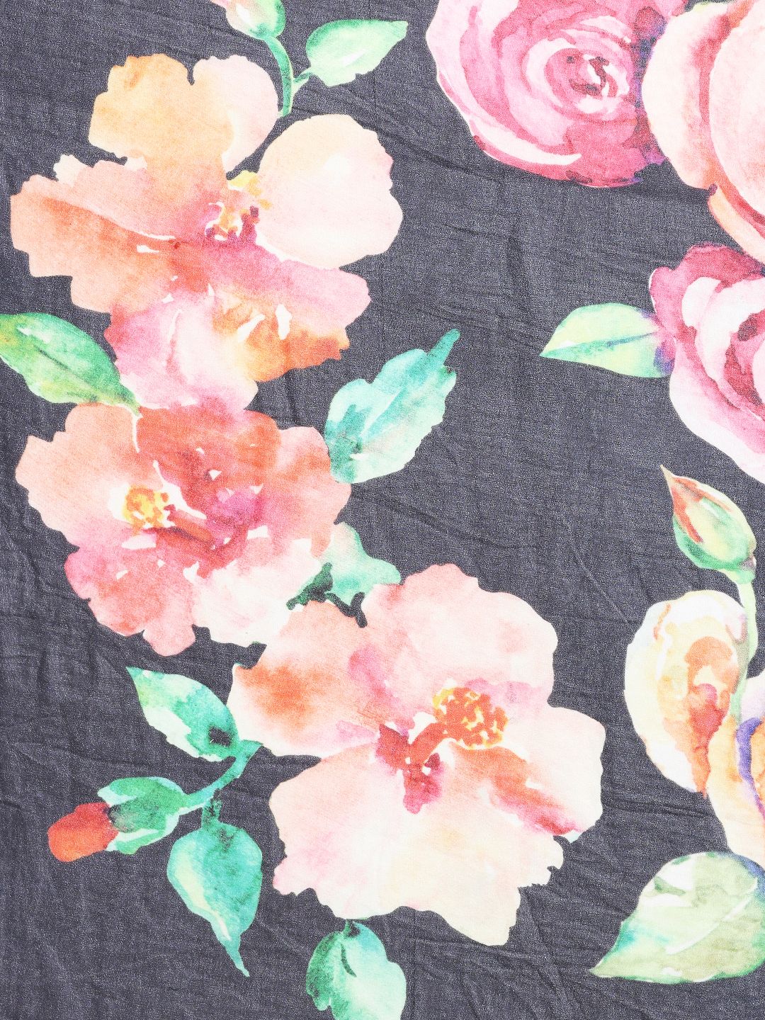 Floral Printed Georgette Saree
