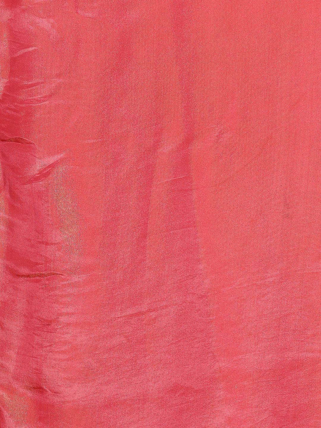 Woven Design Satin Saree