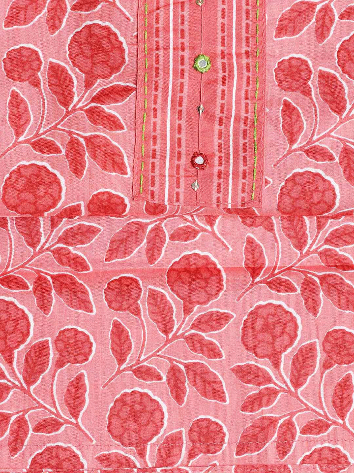 Printed Cotton Printed Unstitched Suit With Dupatta