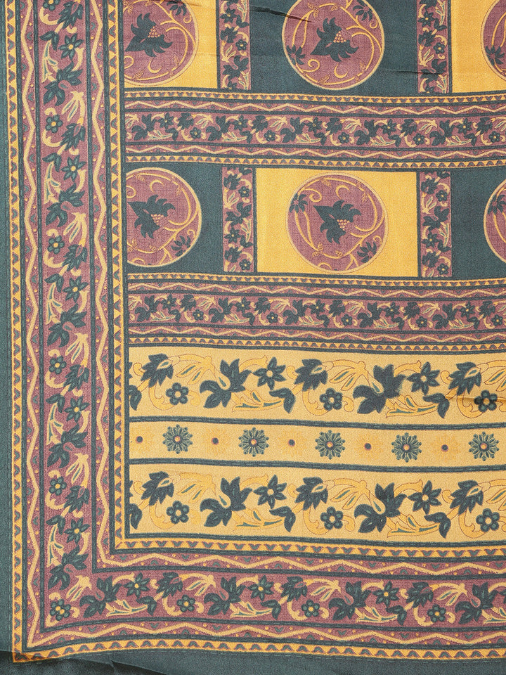 Digital Printed Crepe Saree