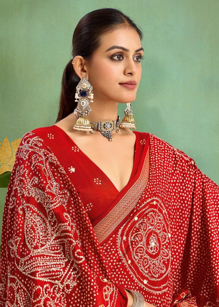 Digital Printed Art Silk Saree