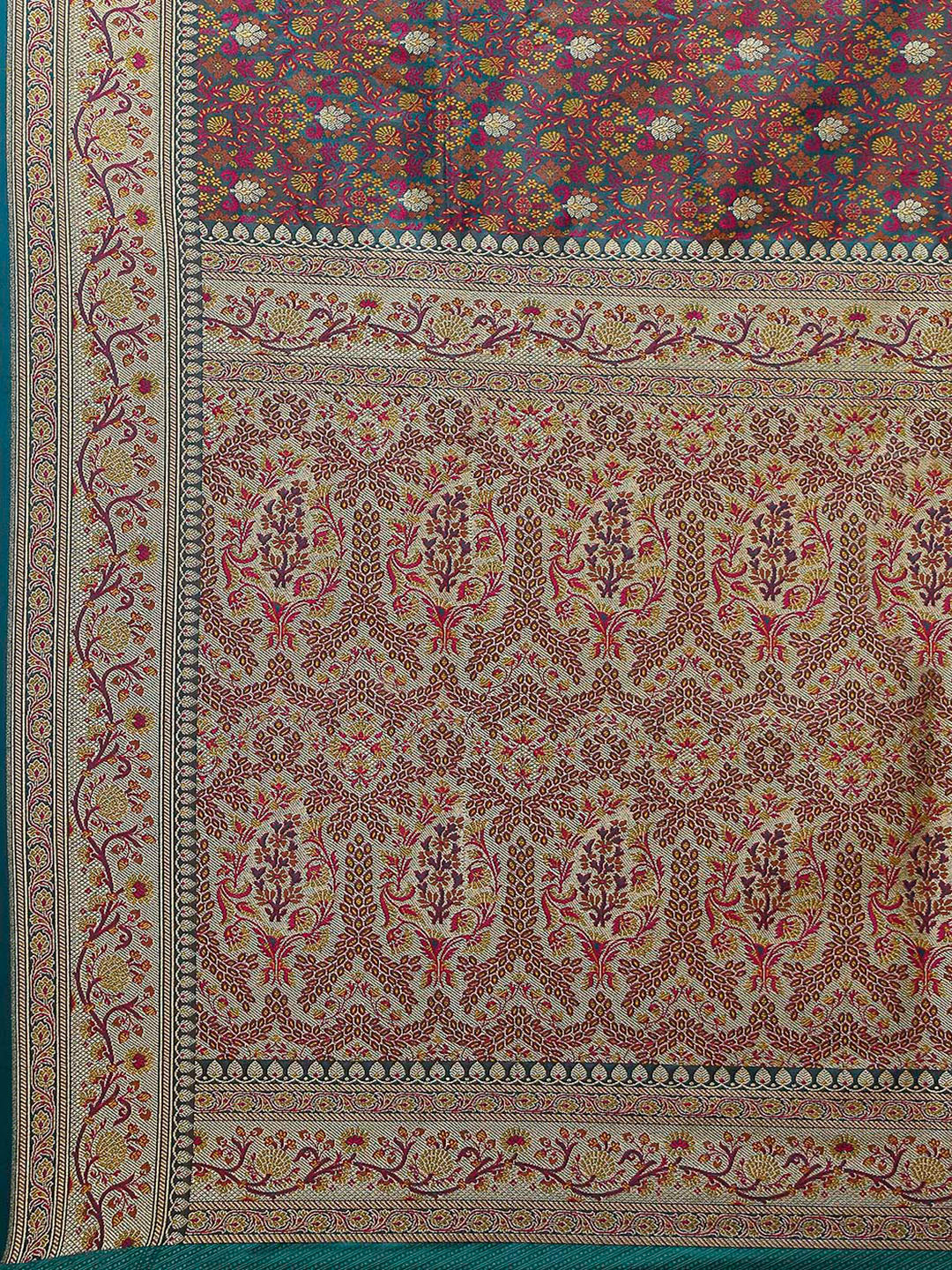 Jamavar Banarasi Woven Saree