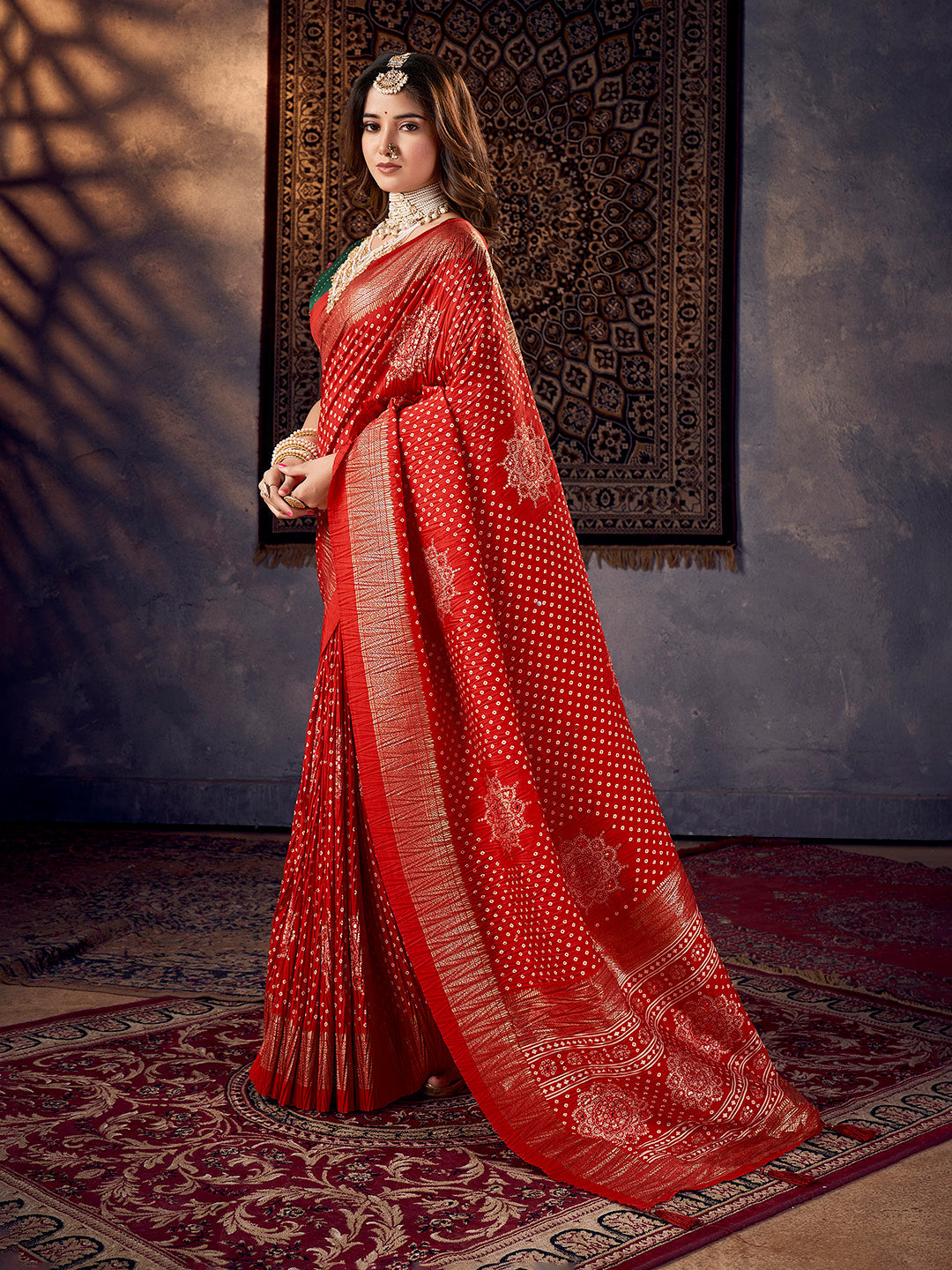 Printed Art Silk Saree