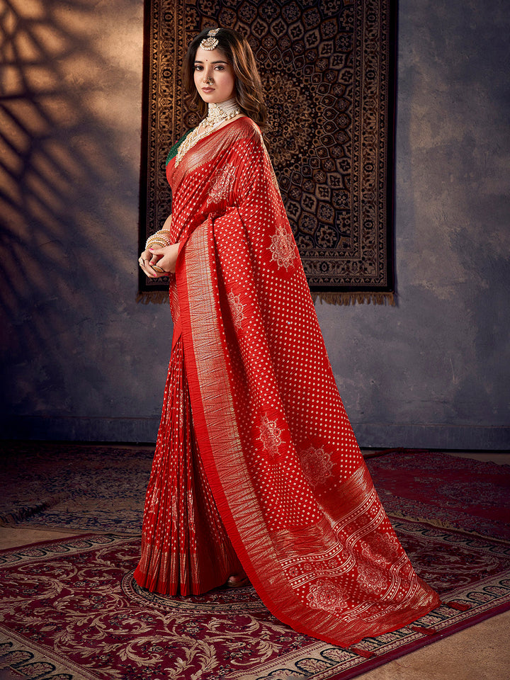 Printed Art Silk Saree