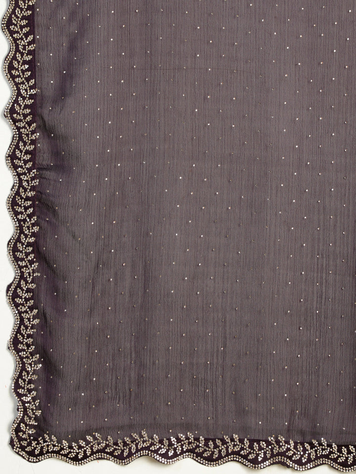 Digital Printed Chiffon Saree