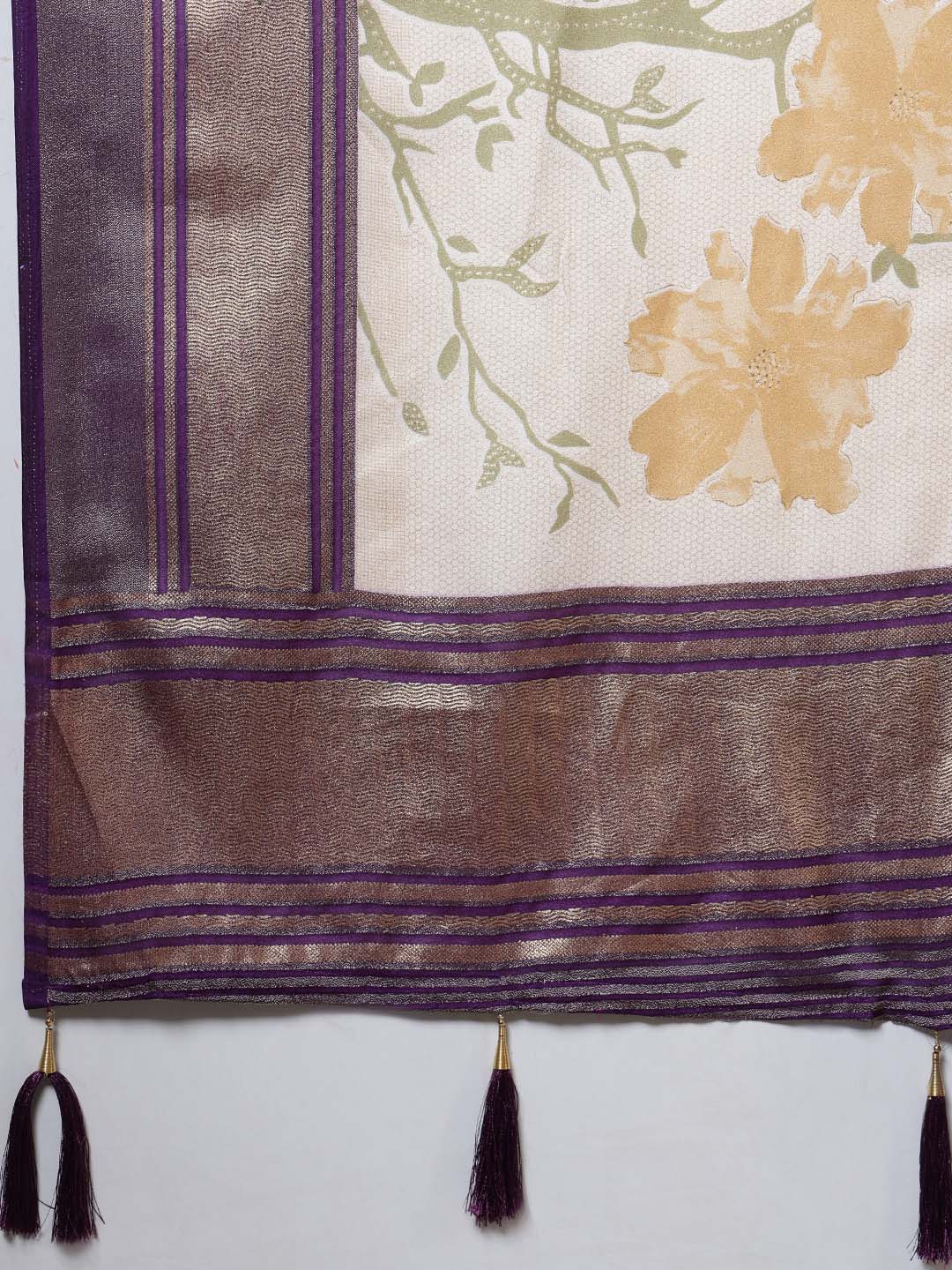 Digital Floral Printed Georgette Saree