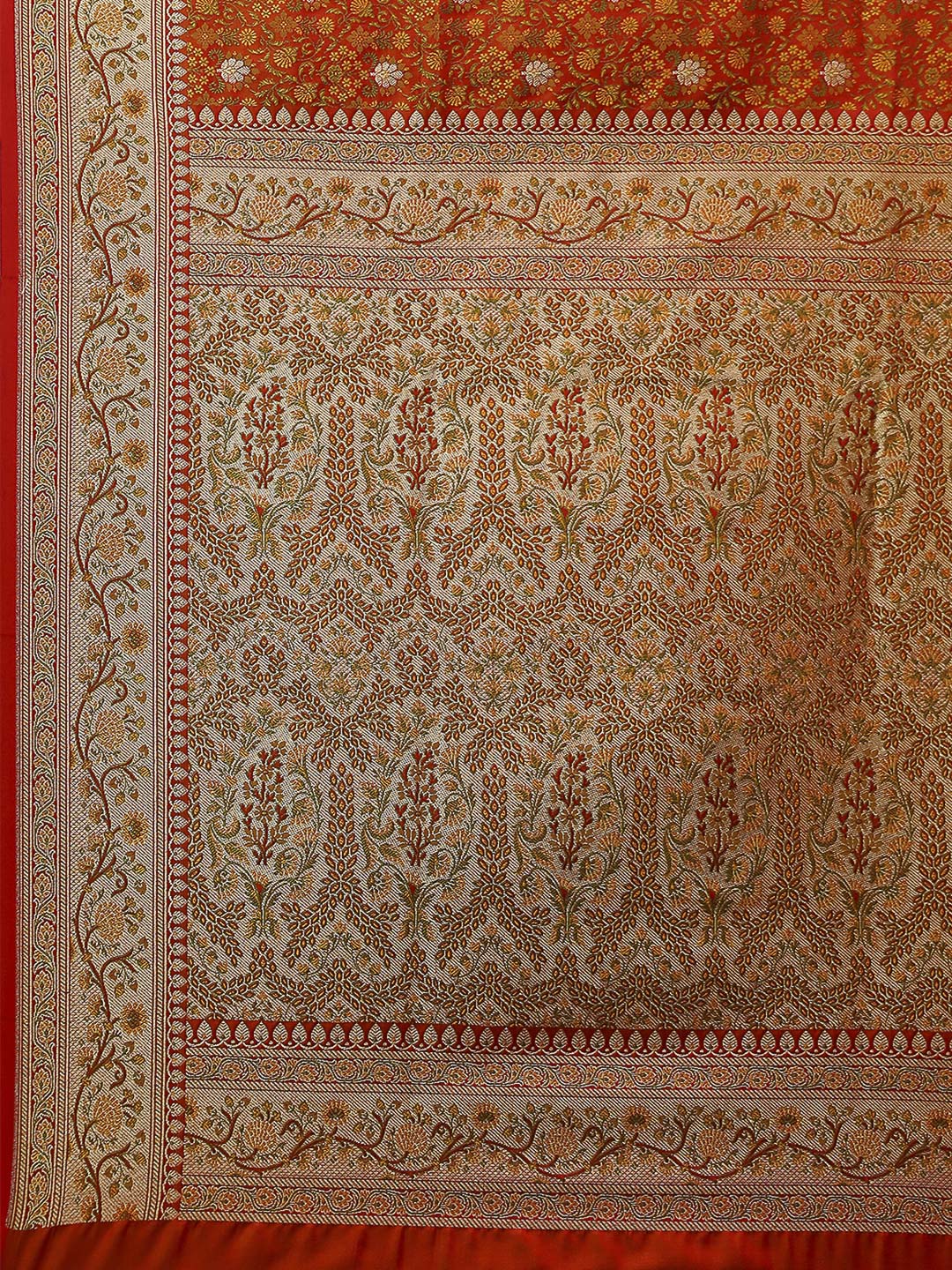 Jamavar Banarasi Woven Saree