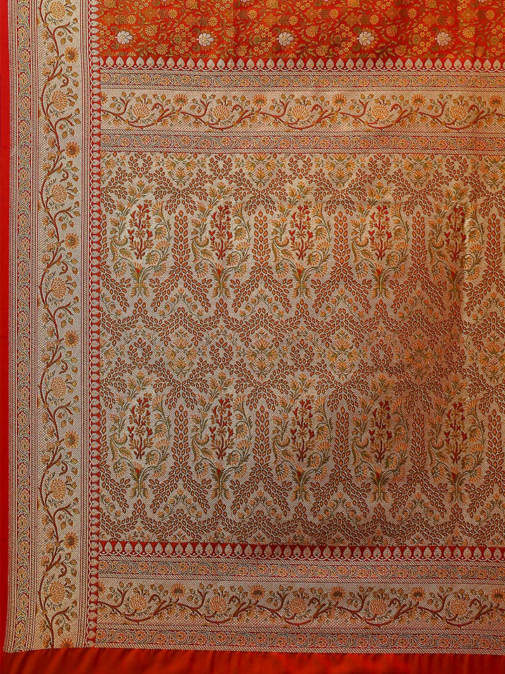 Jamavar Banarasi Woven Saree