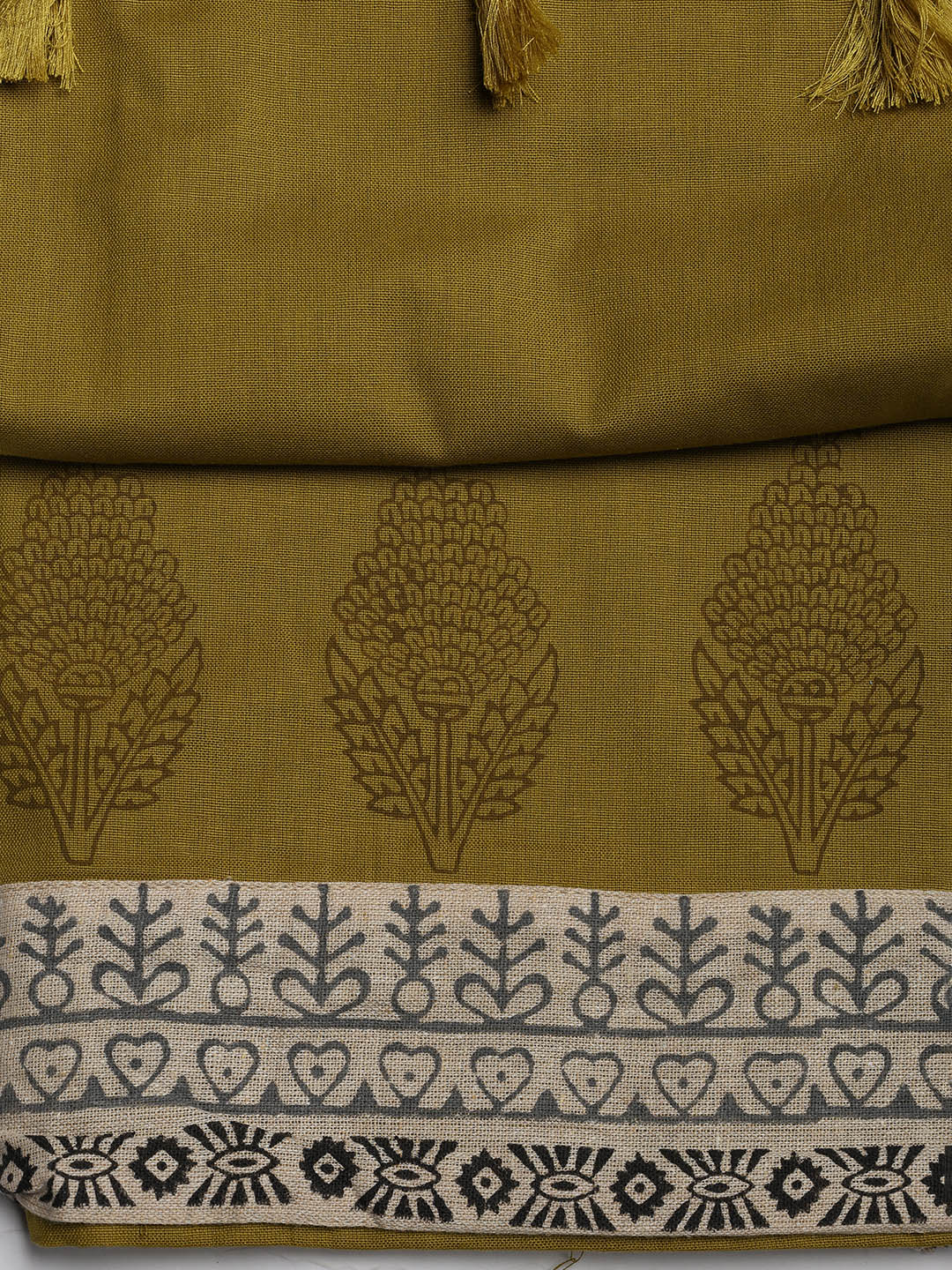Neck Embroidered Cotton Blend Unstitched Suit With Dupatta