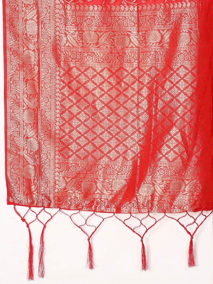 Plain Crepe Saree