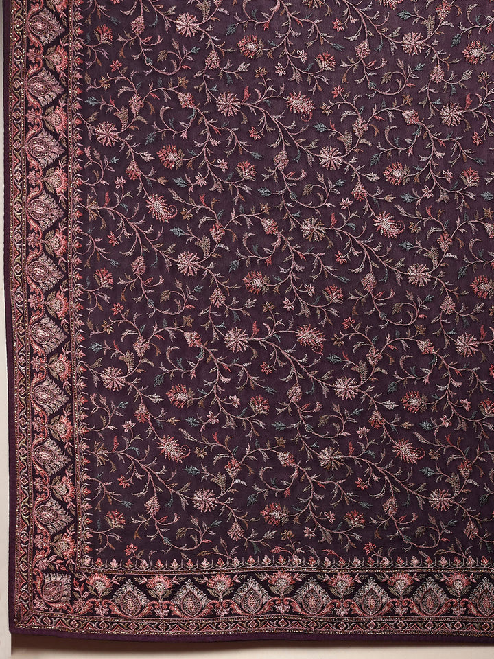 Embroidered Georgette Saree