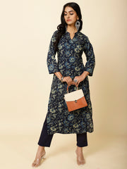 Printed Cotton Kurta Set