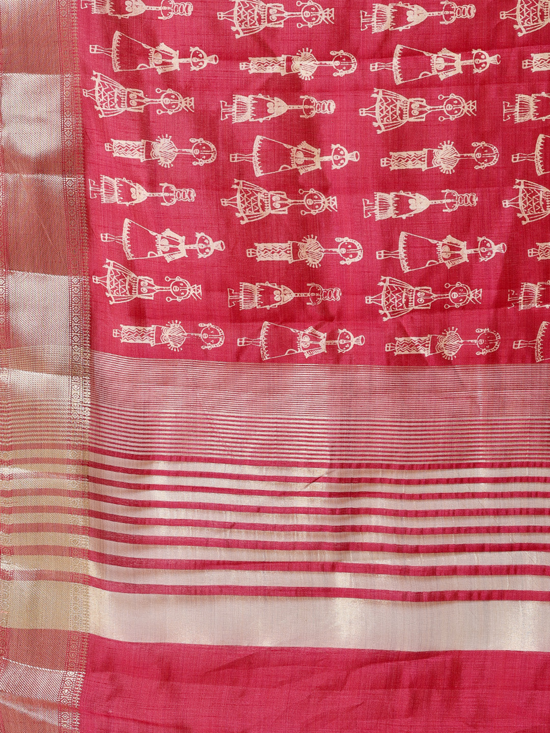 Digital Printed Art Silk Saree