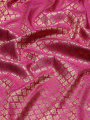 Zari Jaal Brocade Handloom Woven Saree