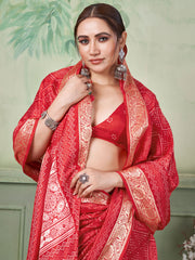 Printed Art Silk Saree