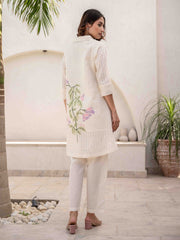 Printed Cotton Kurta With Pants