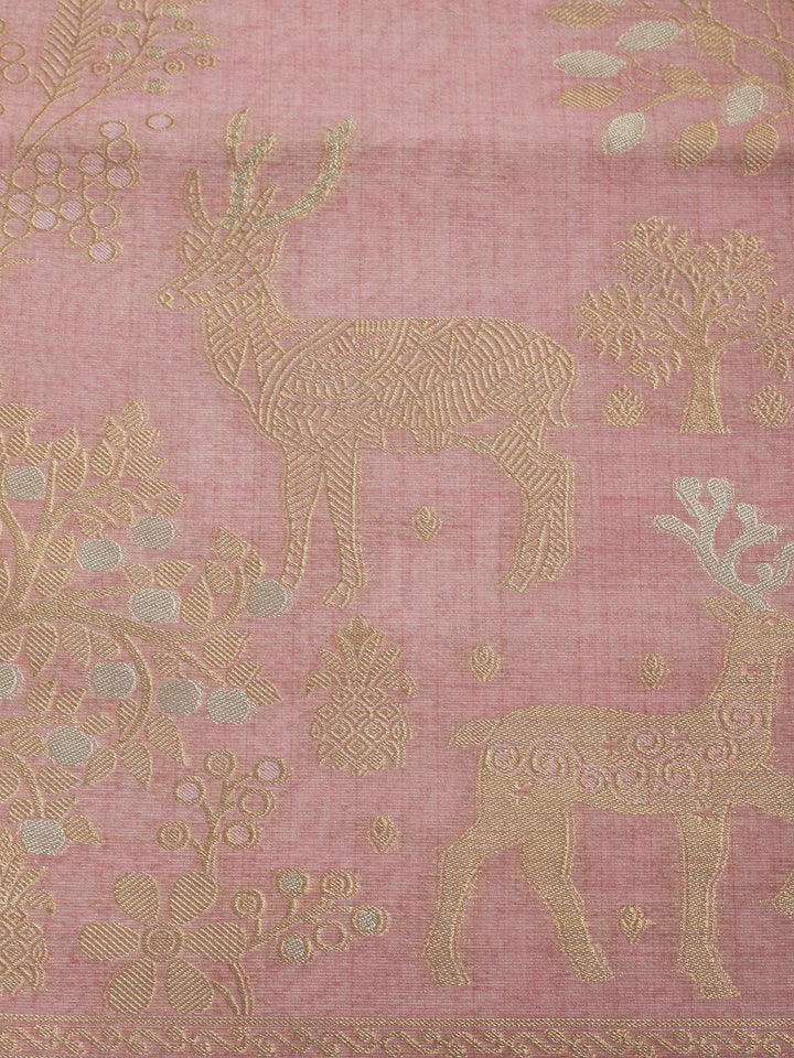 Printed Tussar Saree