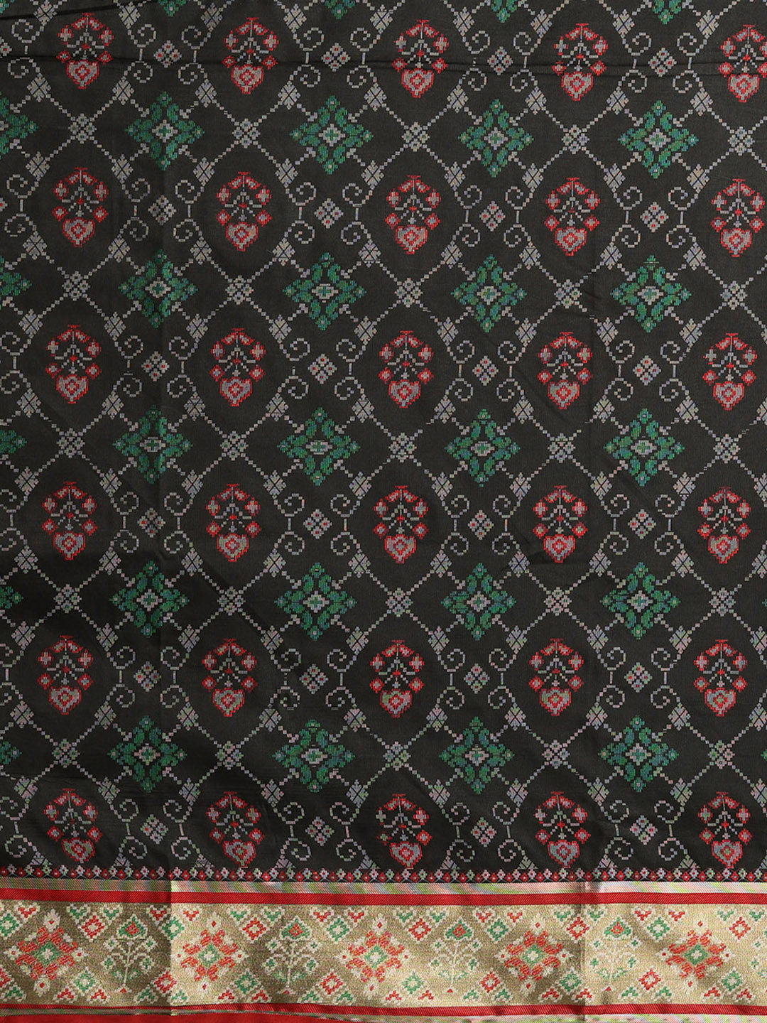 Printed Art Silk Patola Saree