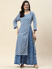 Floral Printed Cotton Kurti