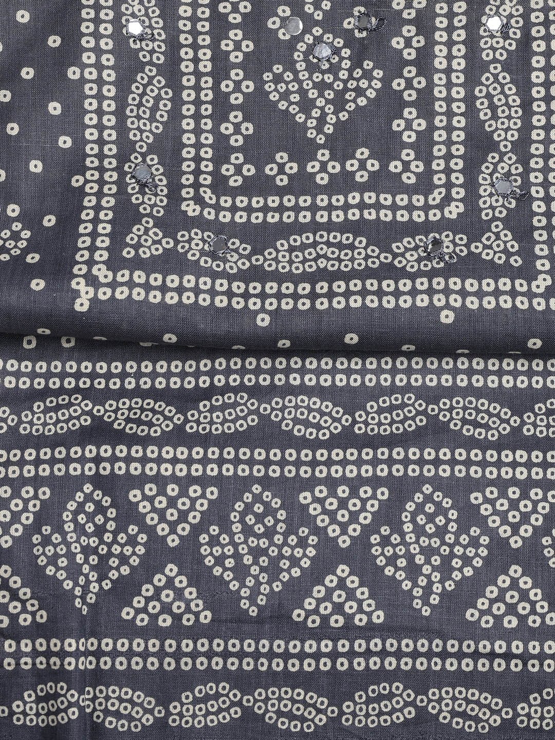 Printed Cotton Blend Unstitched Suit With Dupatta
