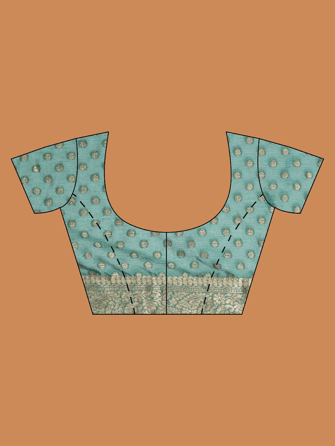 Zari Border Woven Chiffon Saree