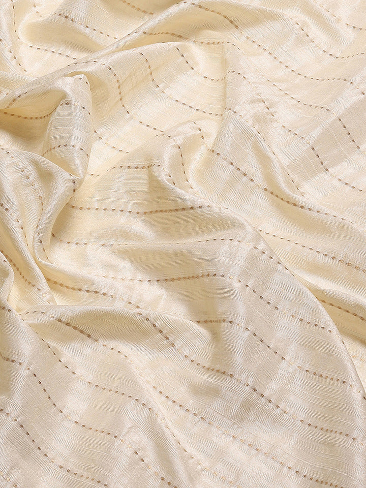 Embroidered Border Booti Art Silk Saree