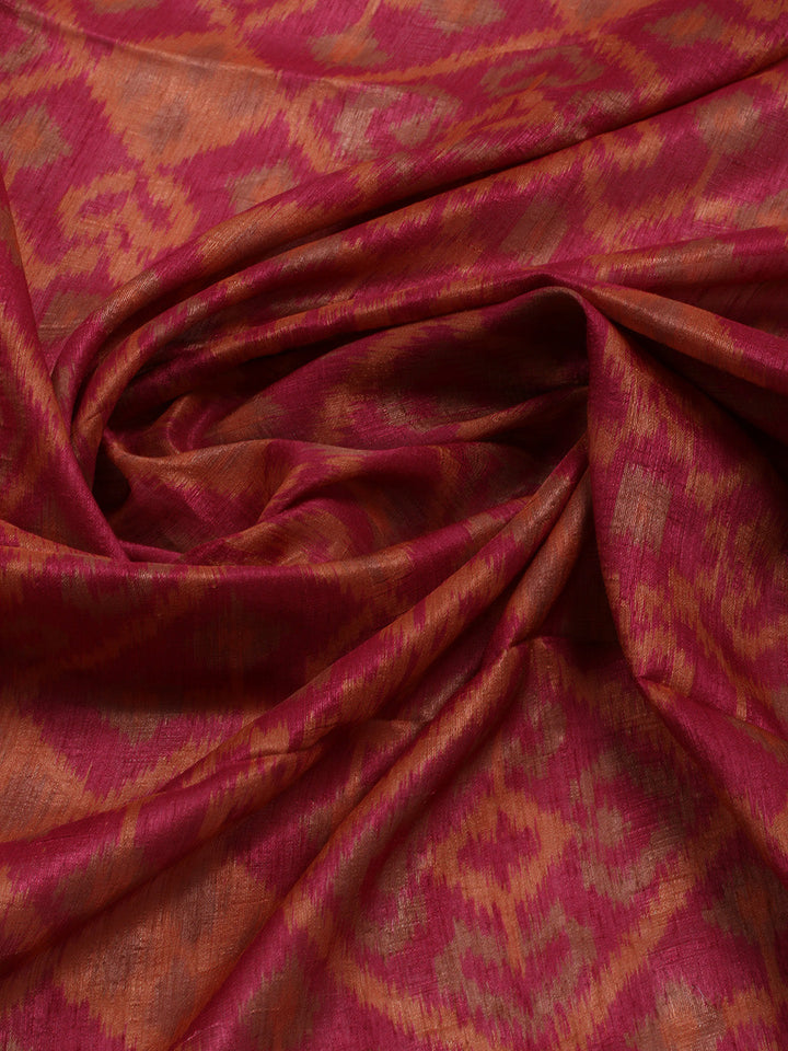 Printed Tussar Saree