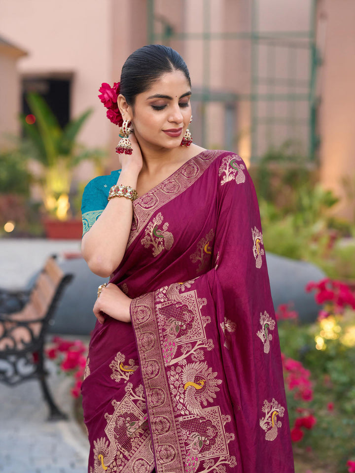 Woven Design Dola Silk Saree
