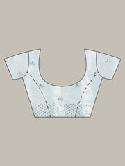 Sequence Embroidery Tissue Saree