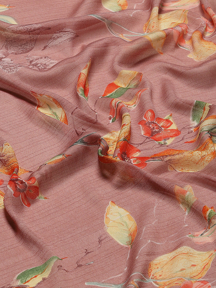 Digital Printed Georgette Saree