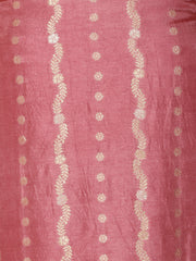 Woven Chanderi Unstitched Suit Piece With Dupatta