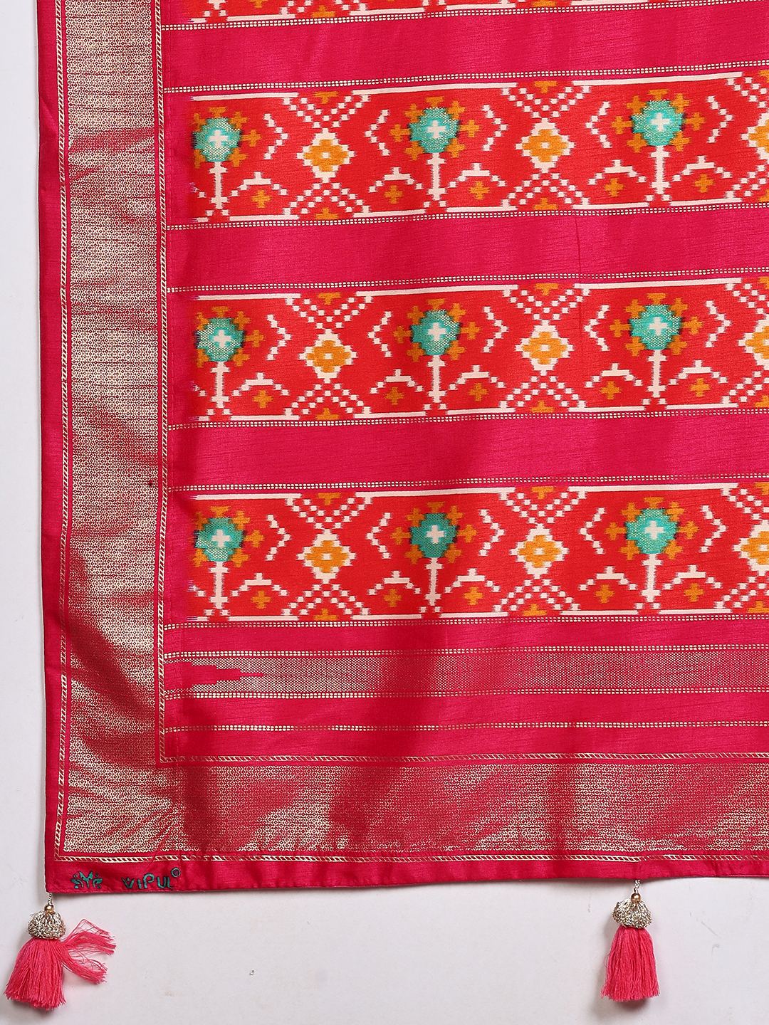 Digital Printed Art Silk Saree
