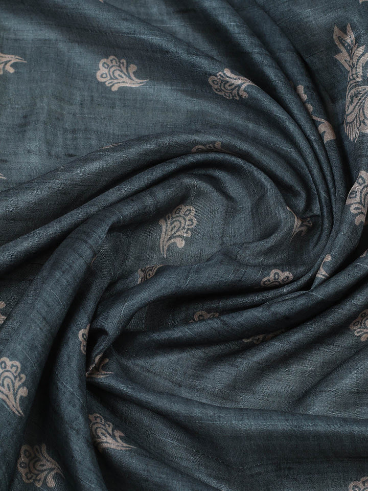 Printed Tussar Saree