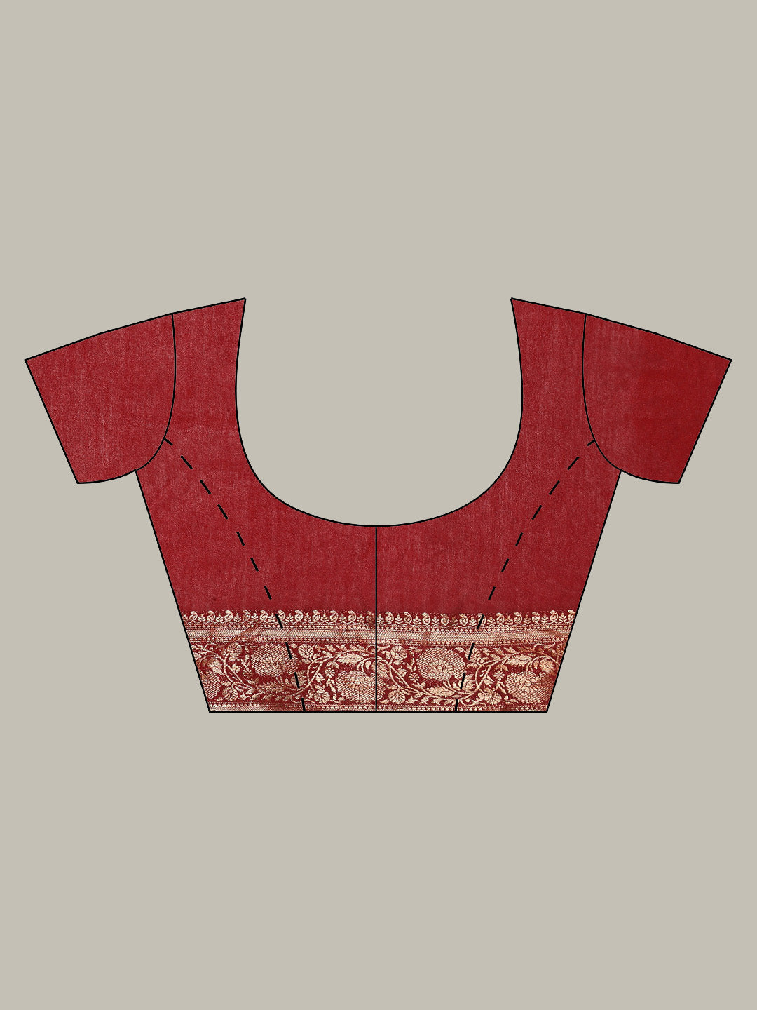Digital Printed Cotton Blend Woven Saree