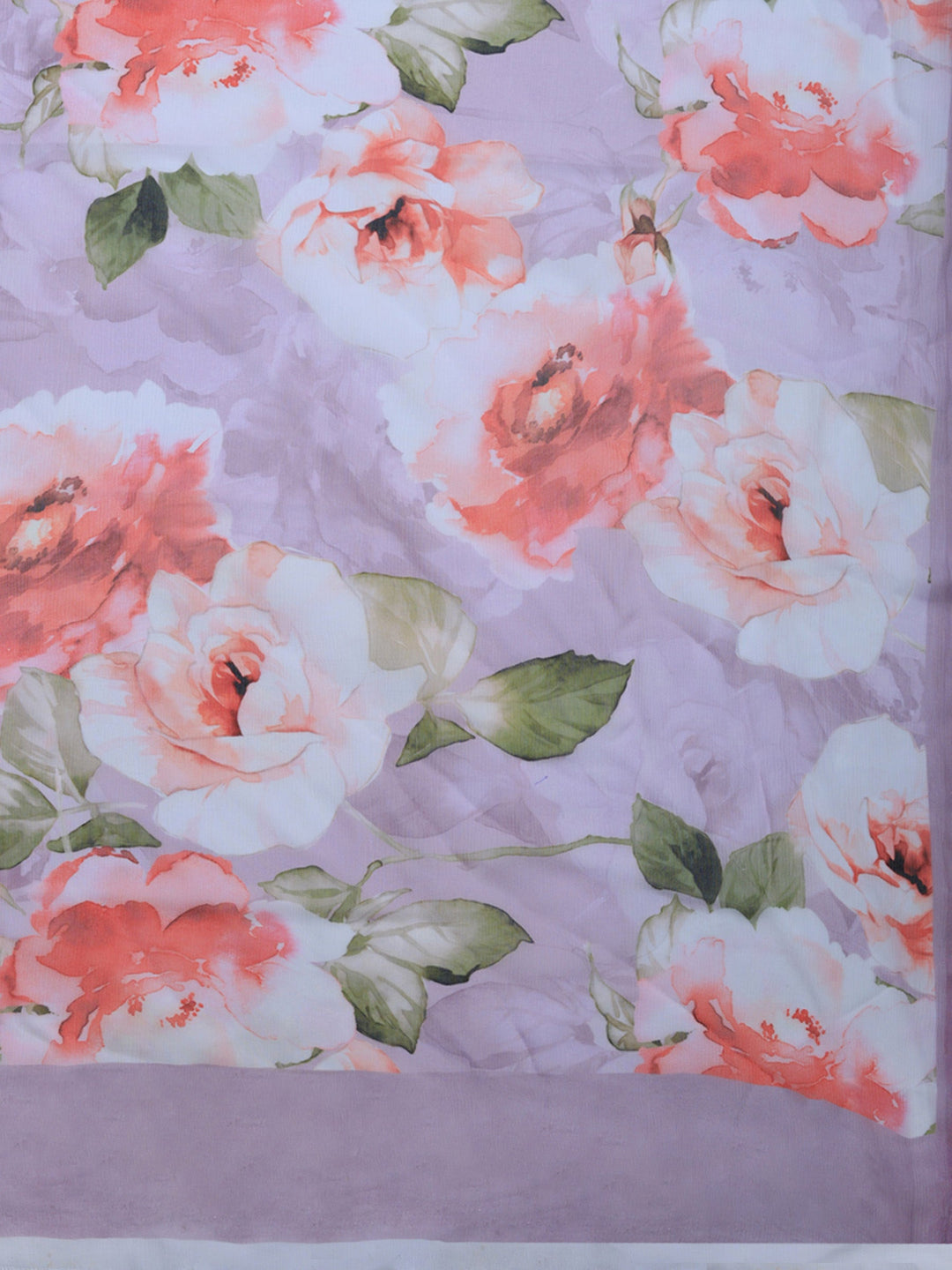 Digital Print Chiffon Saree