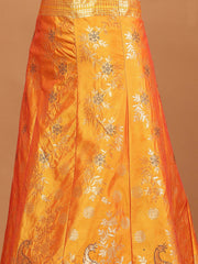 Banarasi Unstitched Choli With Lehenga & Dupatta