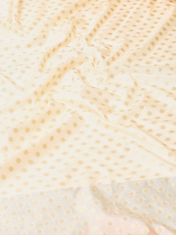 Zari Border Booti Handloom Woven Saree