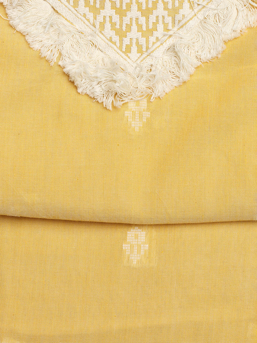 Neck Embroidered Cotton Blend Unstitched Suit With Dupatta